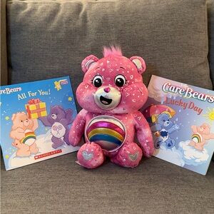 Care Bears Cheer Bear Limited/Collectors Edition with Two Vintage Books